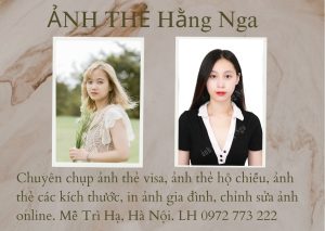 Chụp ảnh thẻ hồ sơ hộ chiếu visa tại khu đô thị Nam Trung Yên Nguyễn Chánh